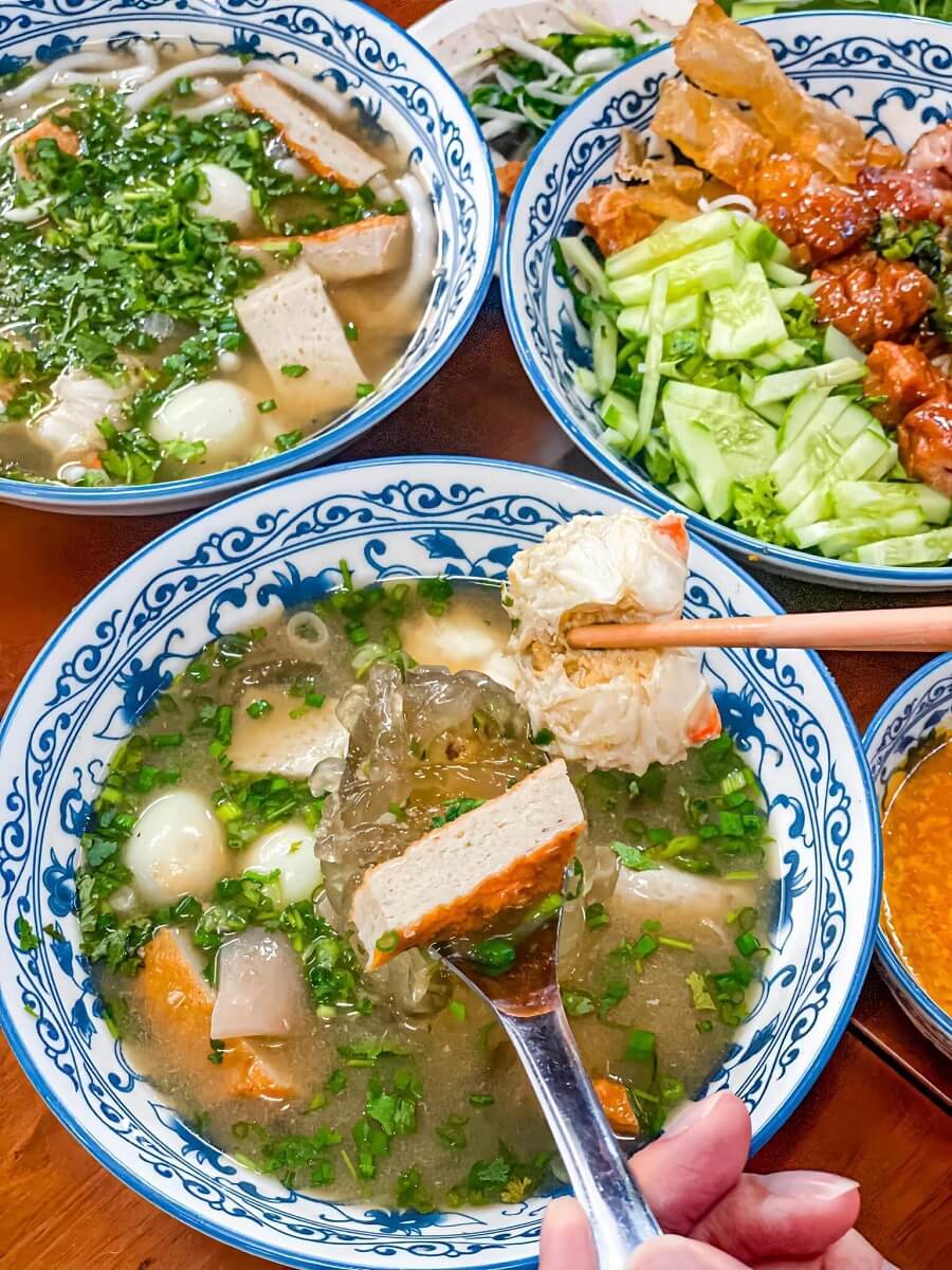 bánh canh ghẹ miền Nam