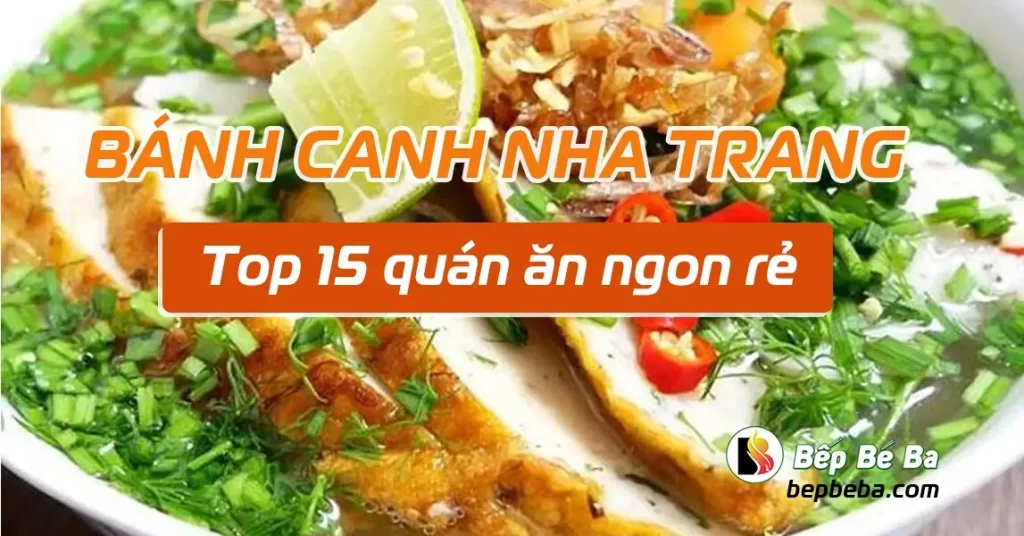 Quán bánh canh Nha Trang ngon rẻ nổi tiếng