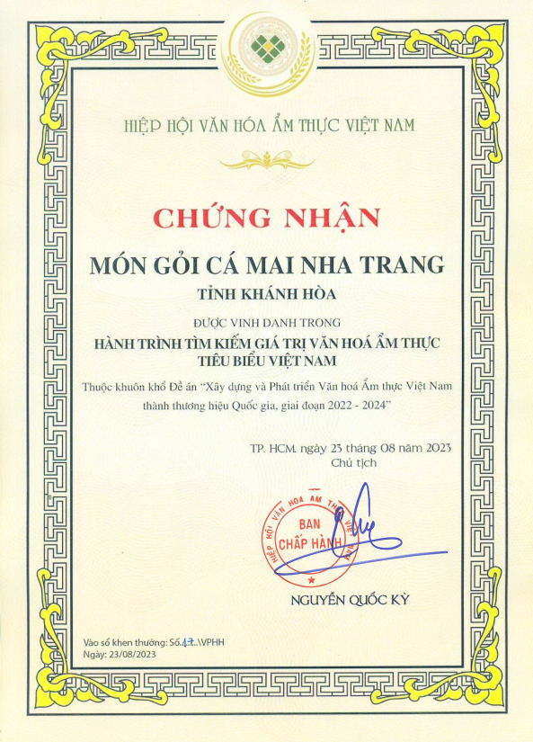 goi ca mai nha trang duoc vinh danh mon ngon xu tram 2