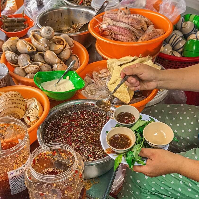 địa điểm quán ăn vặt vỉa hè ngon Nha Trang